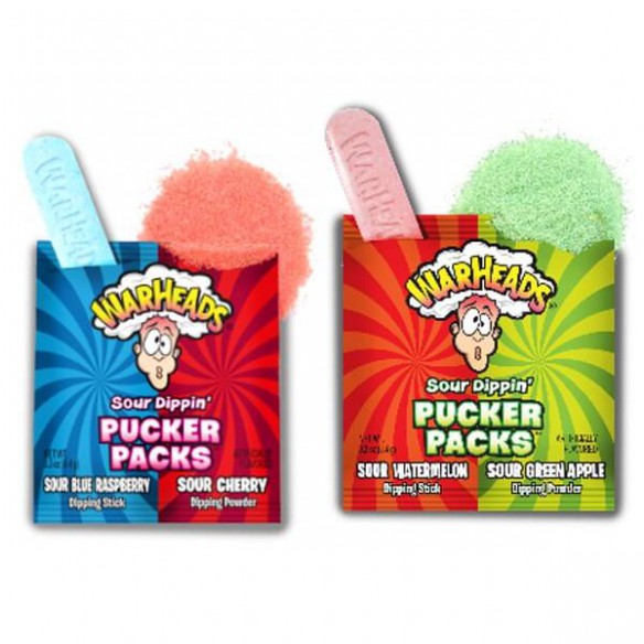 Warheads Sour Dippin Pucker Packs 10 Pack - 84 g