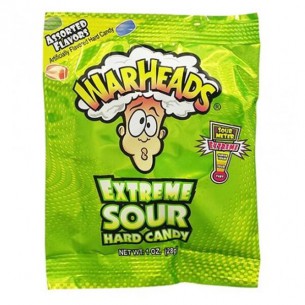 Warheads Extreme Sour Hard Candy 28 g