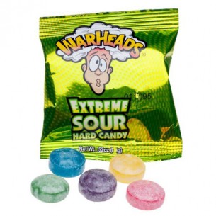 Warheads Extreme Sour Hard Candy 28 g 2