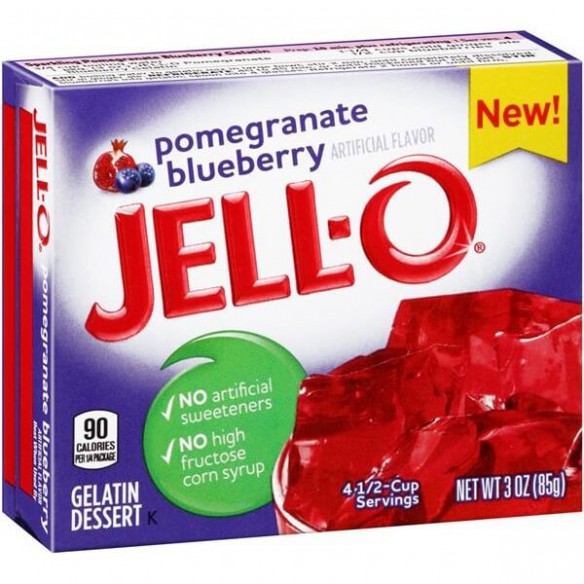 Jell-O Pomegranate Blueberry 85 g