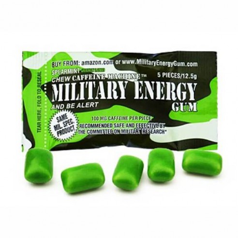 Military Spearmint Energy Gum 13 g