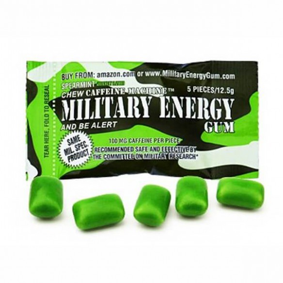Military Spearmint Energy Gum 13 g