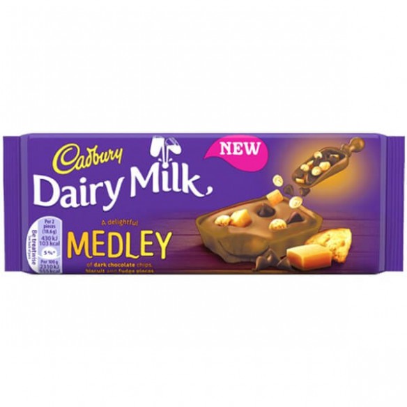Cadbury Medley Fudge Block 93 g