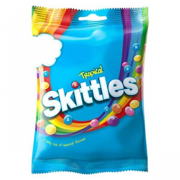 Skittles Tropical Bag 125 g