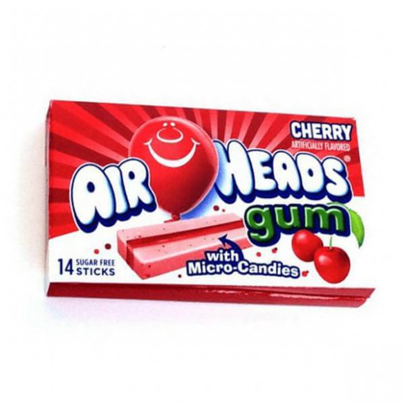 Airheads Bubble Gum Cherry 34 g