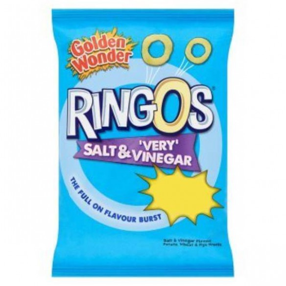 Golden Wonder Ringos Salt & Vinegar 20 g