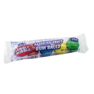 Dubble Bubble Assorted Fruit Gum Balls 18 g