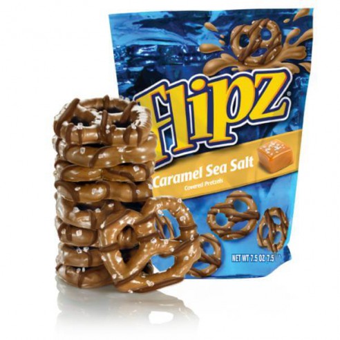 Flipz Salted Caramel Flavoured Coated Pretzels