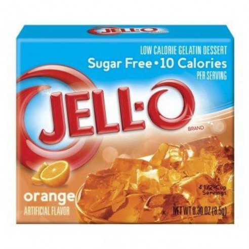 Jell-O Orange Sugar Free 8.5 g