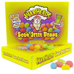 Warheads Sour Jelly Beans 113 g 2