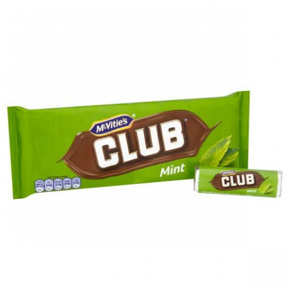 McVitie's Club Mint 6 Pack - 132 g