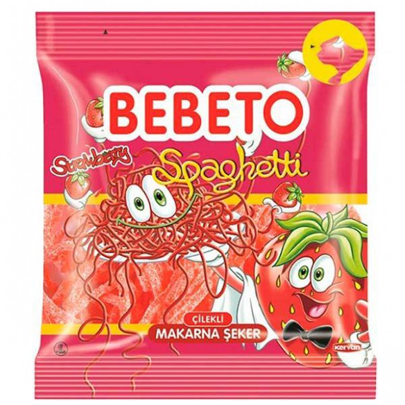 Bebeto Spaghetti Strawberry 80 g