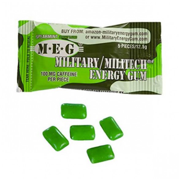 Military Spearmint Energy Gum 13 g