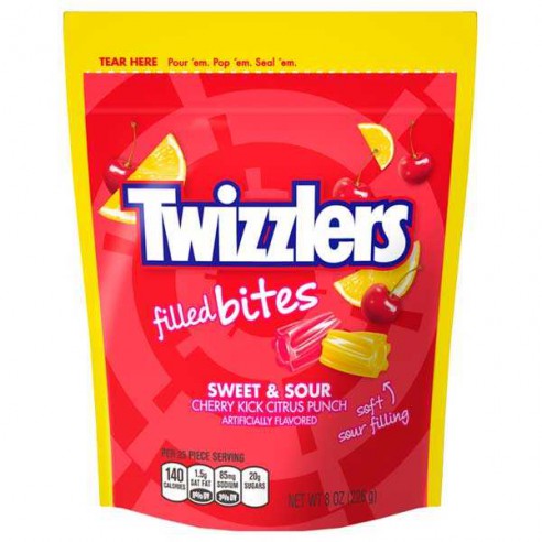 Twizzlers Filled Bites Sweet & Sour 226 g