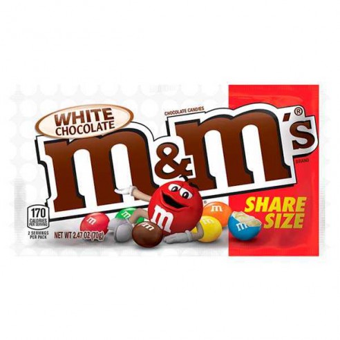 M&M's White Chocolate Share Size 70 g