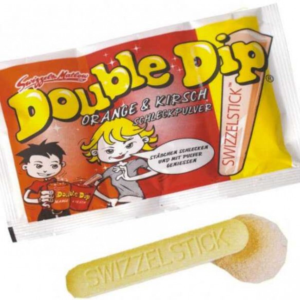 Swizzels Double Dip Orange and Cherry 19 g