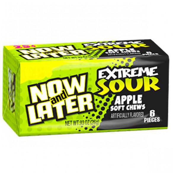 Now & Later EXTREME SOUR Apple 26 g