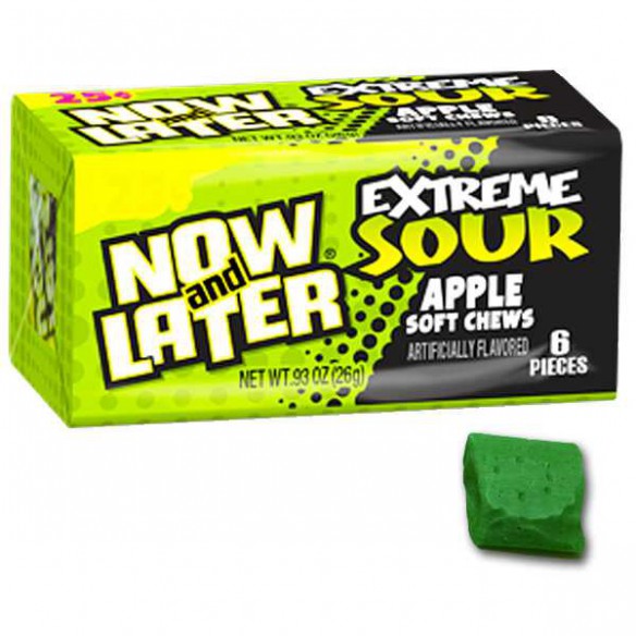 Now & Later EXTREME SOUR Apple 26 g