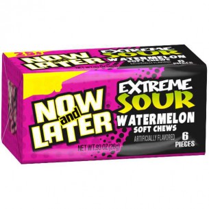Now & Later EXTREME SOUR Watermelon 26 g