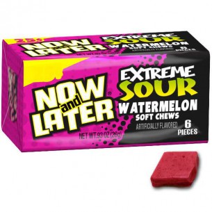 Now & Later EXTREME SOUR Watermelon 26 g 2