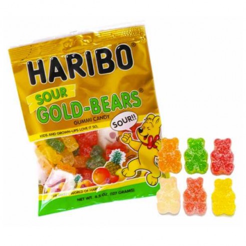 Haribo Sour Gold Bears 127 g