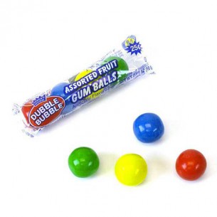 Dubble Bubble Assorted Fruit Gum Balls 18 g 2