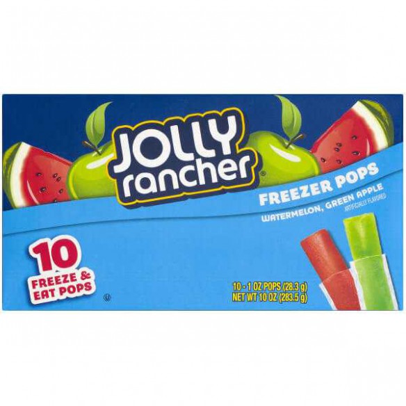 Jolly Rancher Freezer Bars 10 Pack - 283.5 g