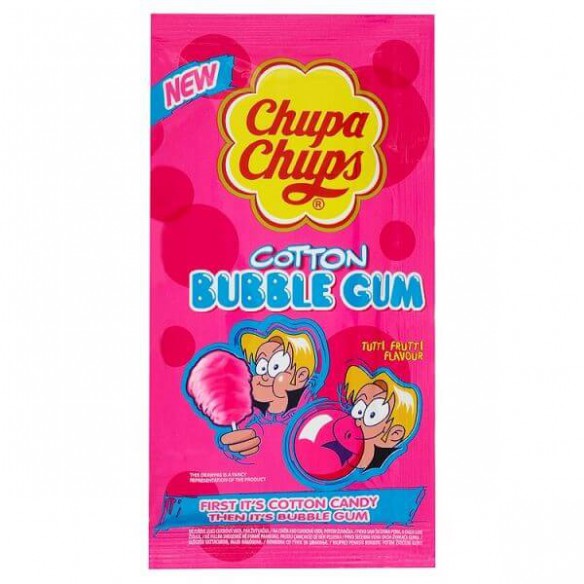 Chupa Chups Cotton Bubble Gum Tutti Frutti 11 g