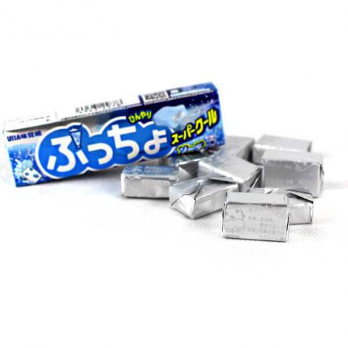 UHA MIKAKUTO Puccho Soda Chewy Candy Puccho Stick Soda 50 g