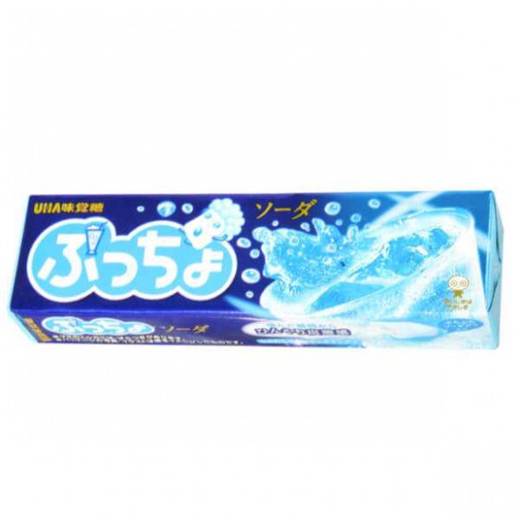 UHA MIKAKUTO Puccho Soda Chewy Candy Puccho Stick Soda 50 g