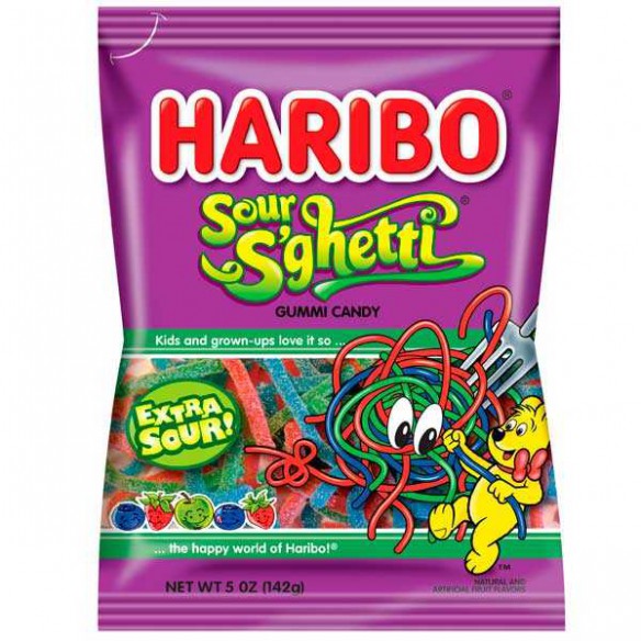 Haribo Sour S'ghetti 142 g