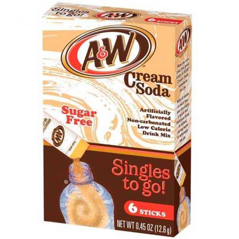 A&W Cream Soda Singles to go! Drink Mix 12.6 g