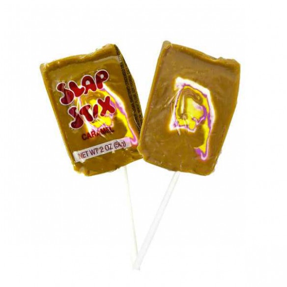 Necco Stark Slapstick Caramel Pops 19 g