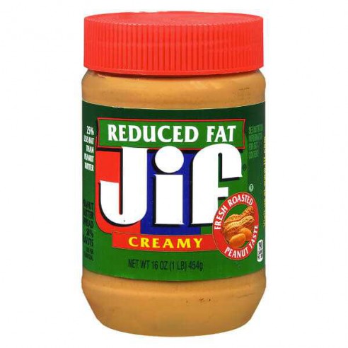 Jif Reduced Fat Creamy Peanut Butter 454 g