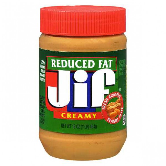 Jif Reduced Fat Creamy Peanut Butter 454 g