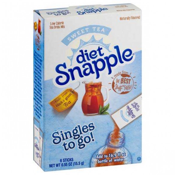 Snapple Diet Sweet Tea Singles To Go 6 Pack - 15.5 g