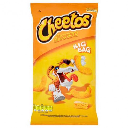 Cheetos Cheese Flavoured Corn Snacks Big Bag 85 g