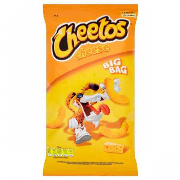 Cheetos Cheese Flavoured Corn Snacks Big Bag 85 g