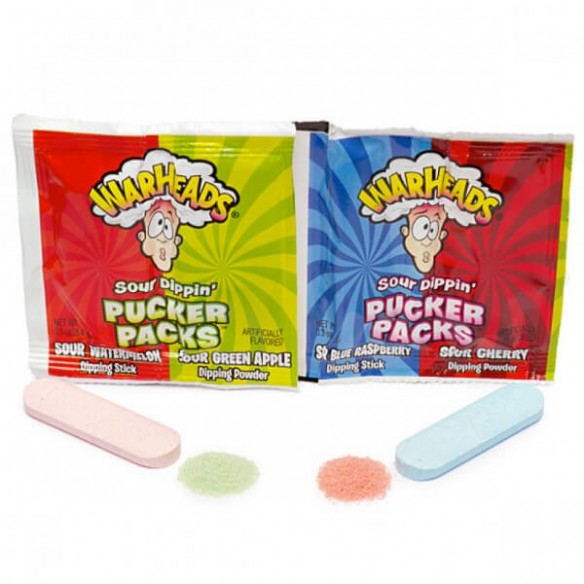 Warheads Sour Dippin Pucker Packs 10 Pack - 84 g