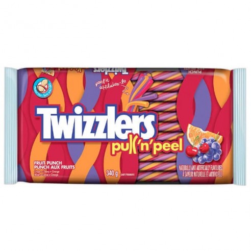Twizzlers Fruit Punch Pull-N-Peel 340 g