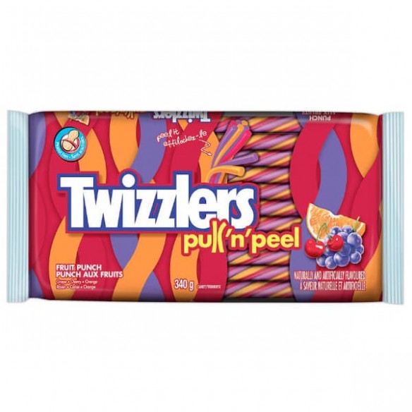 Twizzlers Fruit Punch Pull-N-Peel 340 g