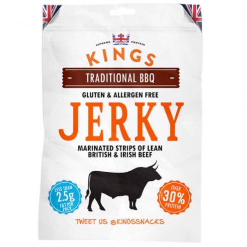 Kings Traditional BBQ Beef Jerky 25 g