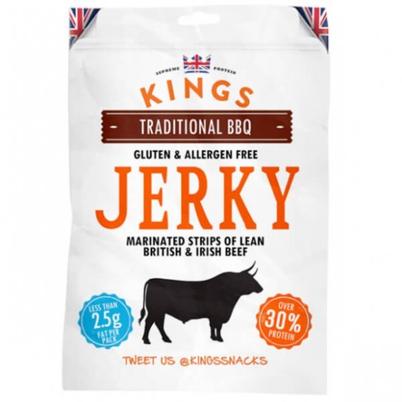 Kings Traditional BBQ Beef Jerky 25 g