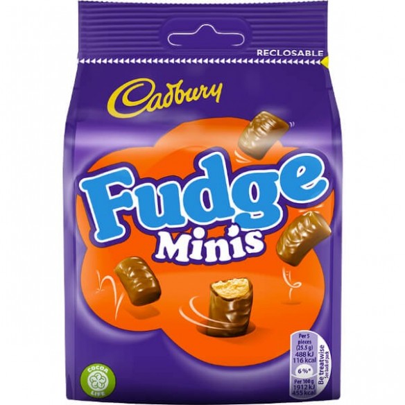 Cadbury Fudge Minis 120 g
