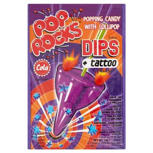 Pop Rocks Dips + Tattoo 18 g