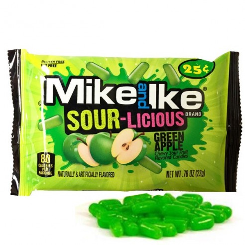 Mike and Ike Sour-Licious Green Apple 22 g