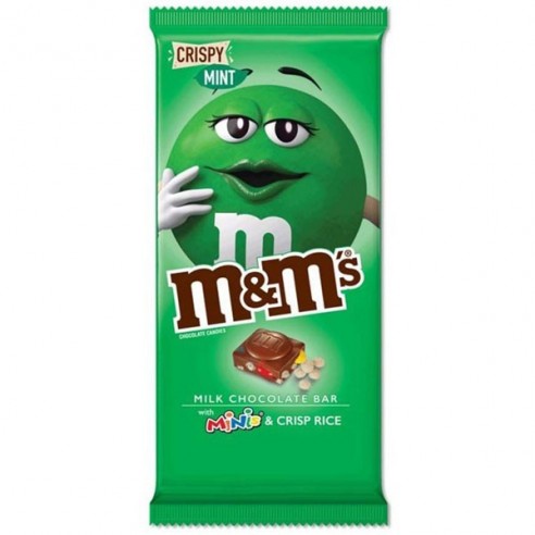 M&M's Crispy Mint Chocolate Bar 107.7 g