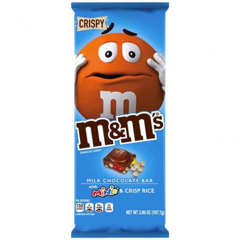 M&M's Crispy Milk Chocolate Bar 107.7 g