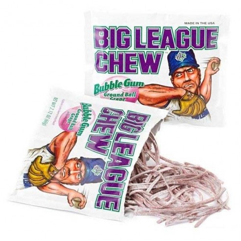 Big League Grape Chew Bubble Gum 60 g