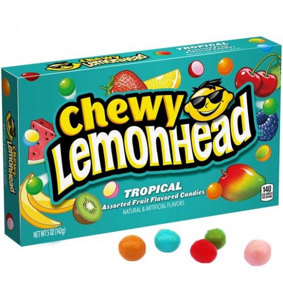 Lemonhead Chewy Tropical 142 g